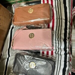 Stylish Women's Leather Bags - Pink, Tan, and Black